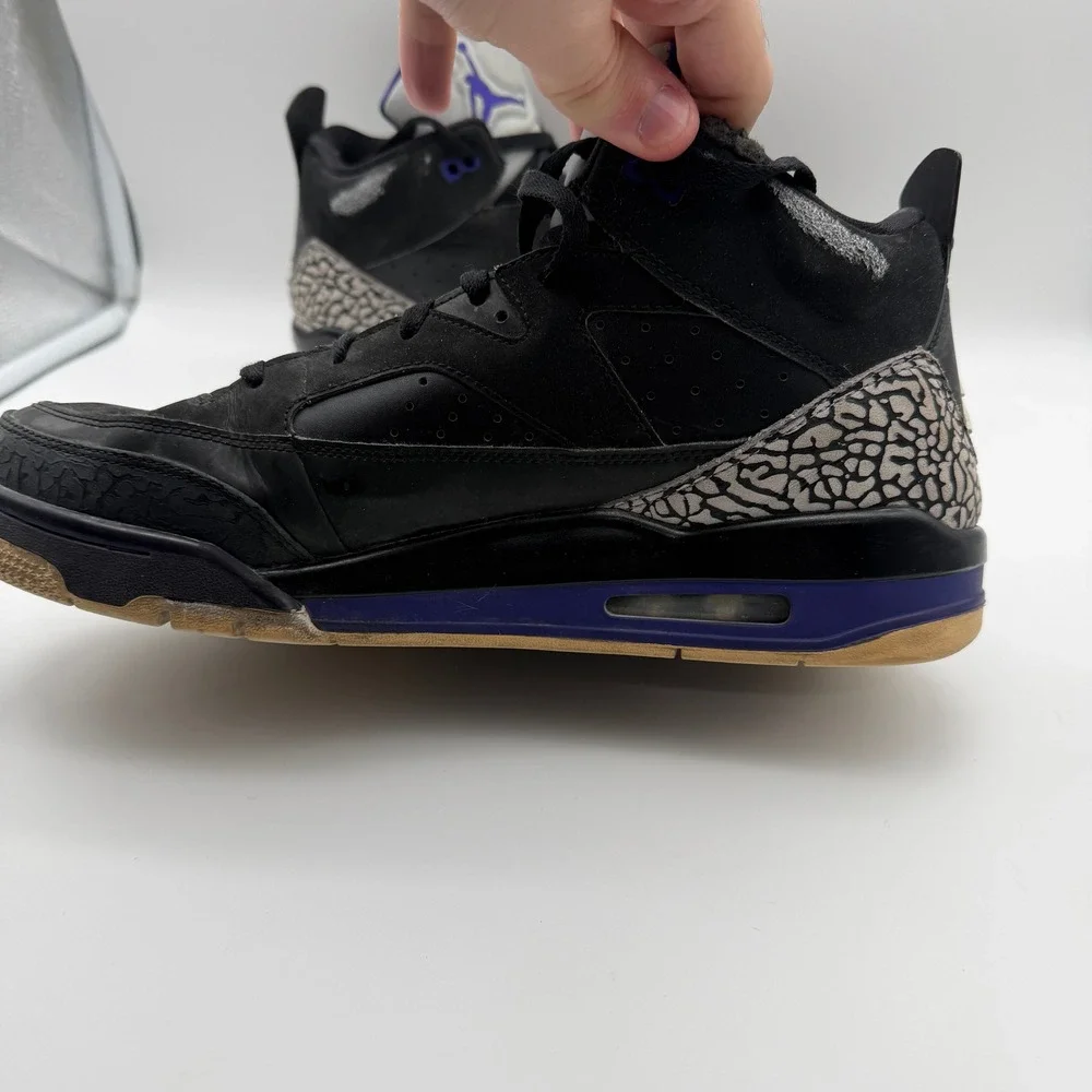 Jordan Sneakers Mens US 12 Black Son Of Low Grape Ice White 580603-008 Elephant